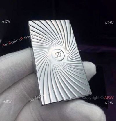 High Quality S.T.Dupont Wave Lighter - Silver Men Lighter
